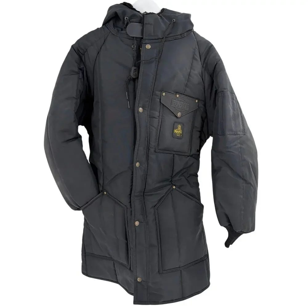 RefrigiWear Men's Navy Iron-Tuff Ice Parka Jacket Size M Regular